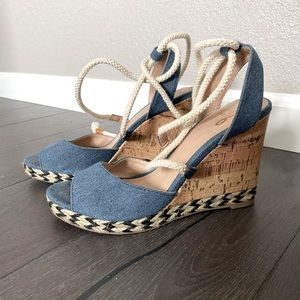 Mix No. 6 Wedge Peep Toes
